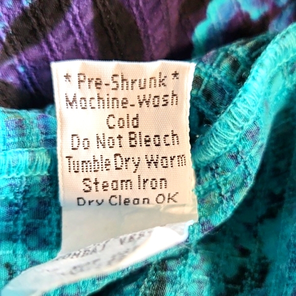 Tianello Mumbai 100% Bemberg Cupro Gorgeous Vibrant Floral Vest Size Medium EUC - Picture 10 of 16